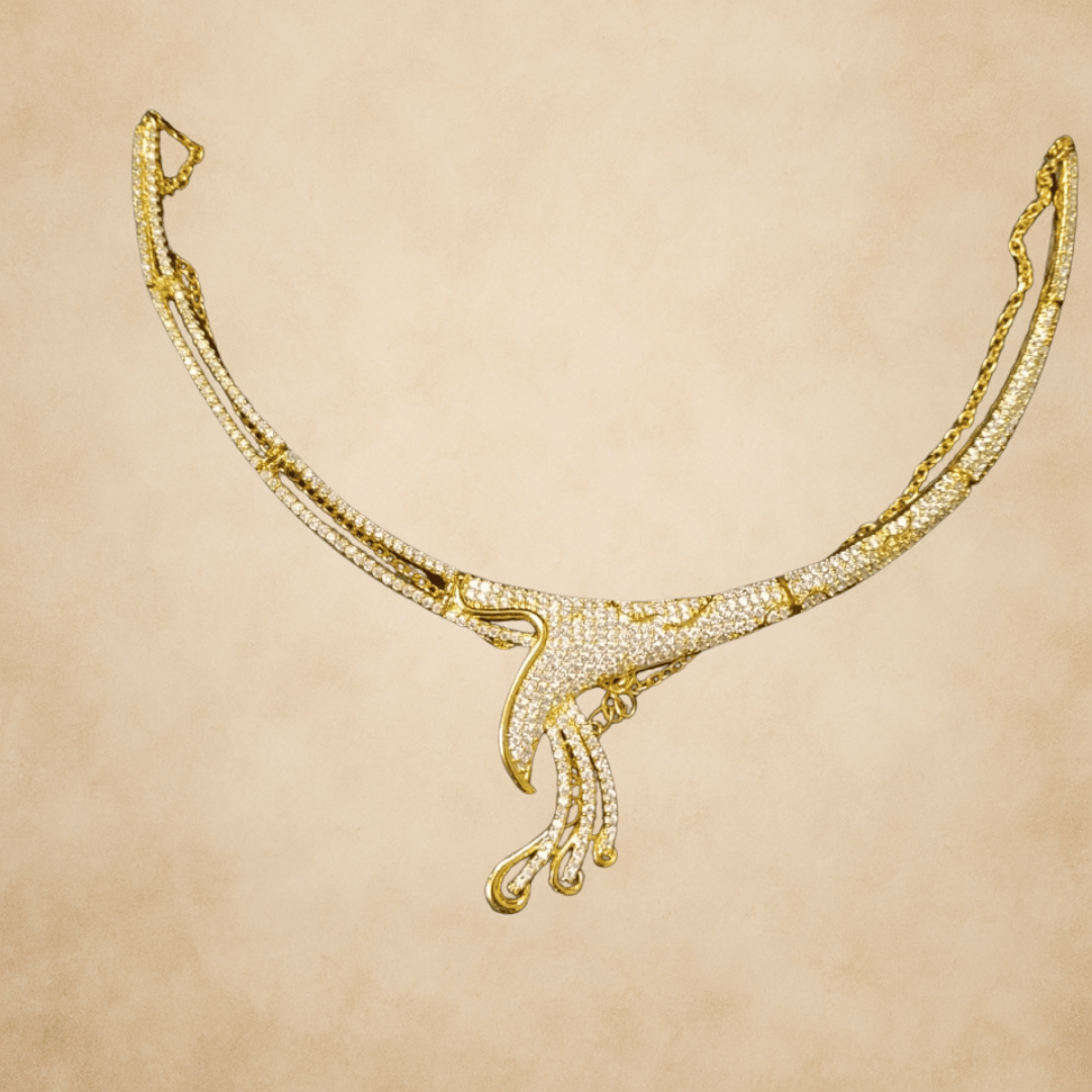 Elegant Swan Designer Necklace