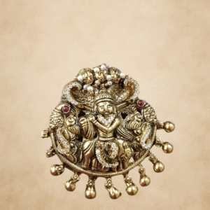 Lord Krishna Peacock Pendant
