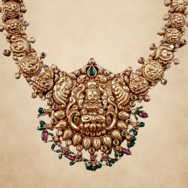 Divine Lakshmi Temple Choker