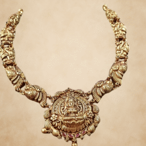 Divine Lakshmi Antique Temple Necklace