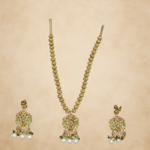 Sri Ganesha Temple Necklace Set