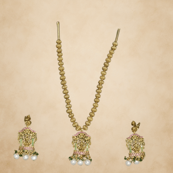 Sri Ganesha Temple Necklace Set