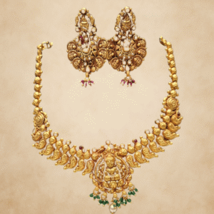 Lakshmi Divine Temple Jewellery Set