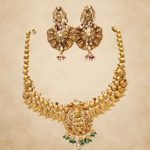Lakshmi Divine Temple Jewellery Set